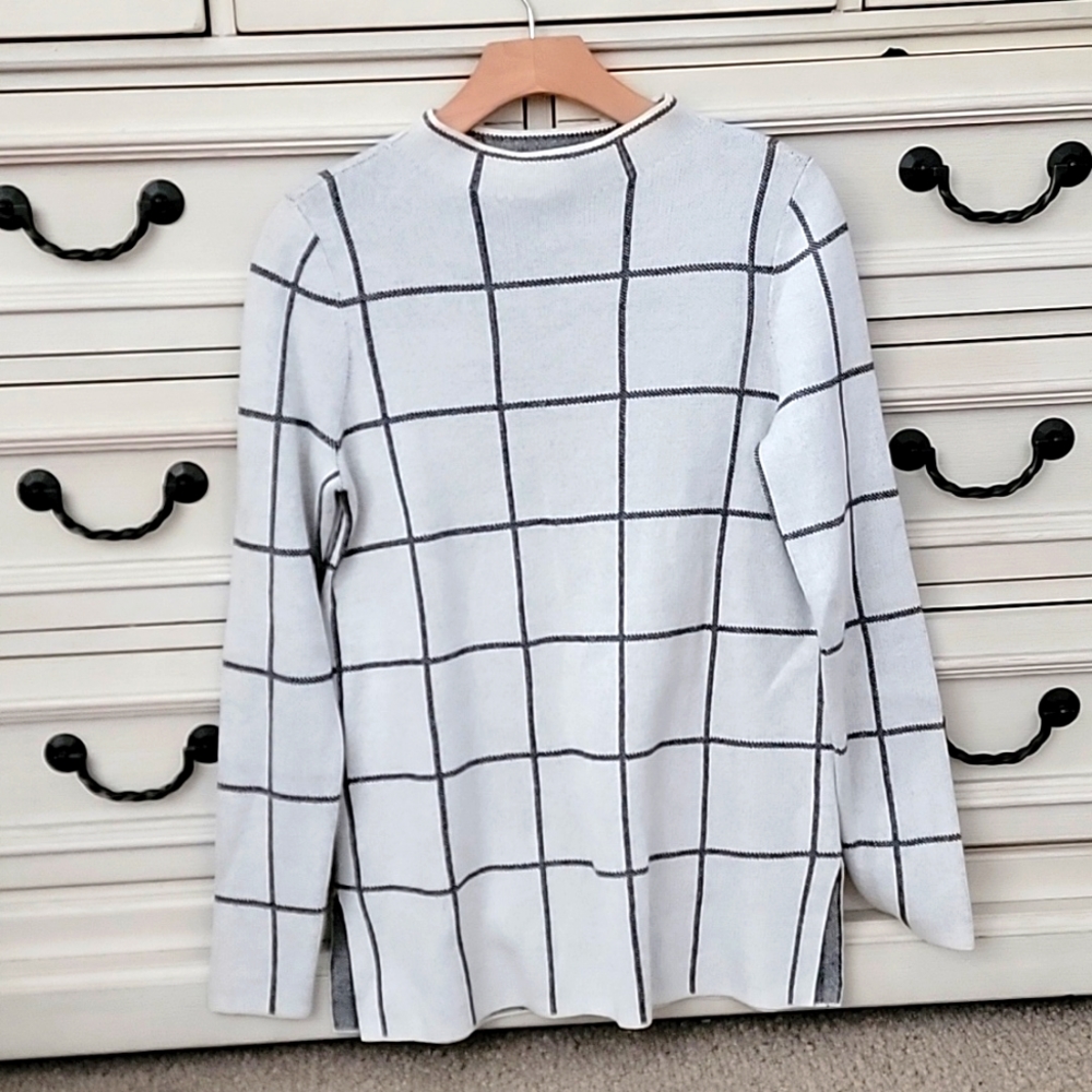 LOFT window pane sweater